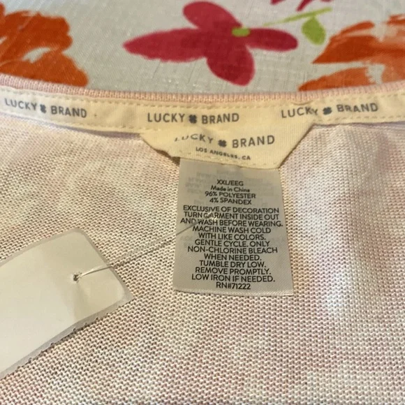 NWTS Lucky Brand Tank Top - Picture 6 of 8